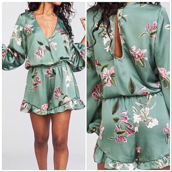 Show Me Your MuMu Pants - Show Me Your Mumu Rocky Romper in Laura Floral